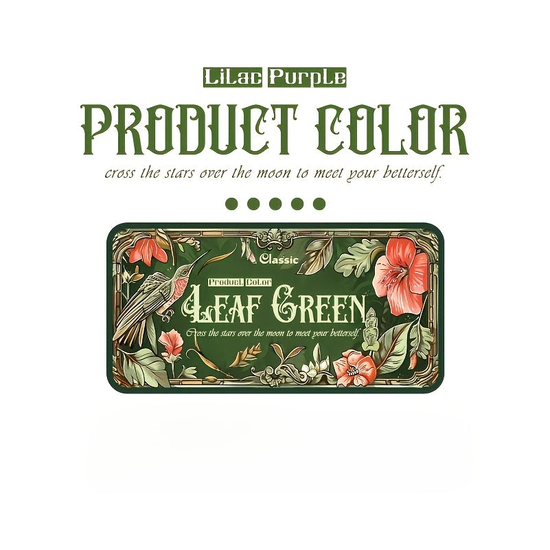 1pc Vintage Metal Ink Pad Tin, Quick-Dry Printing Ink Sticks, Assorted Colors, Classic Design