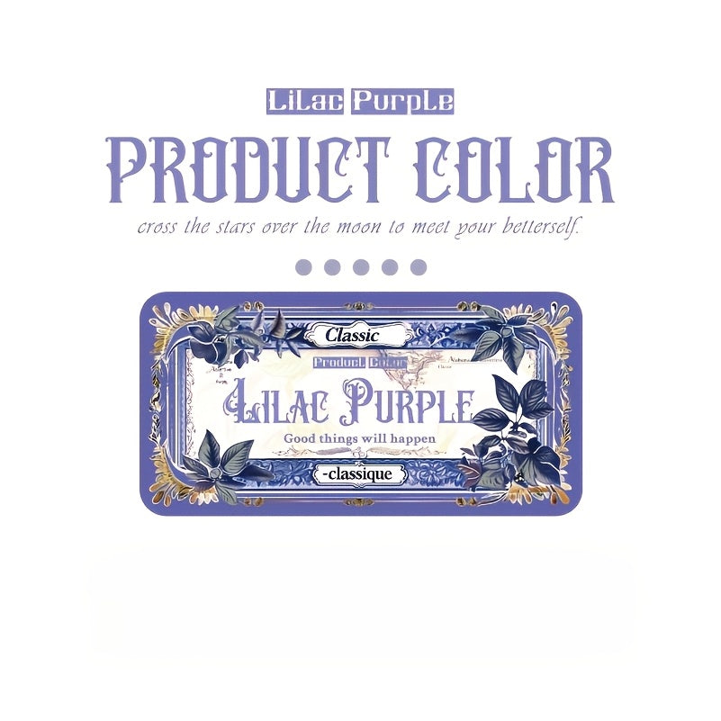 1pc Vintage Metal Ink Pad Tin, Quick-Dry Printing Ink Sticks, Assorted Colors, Classic Design