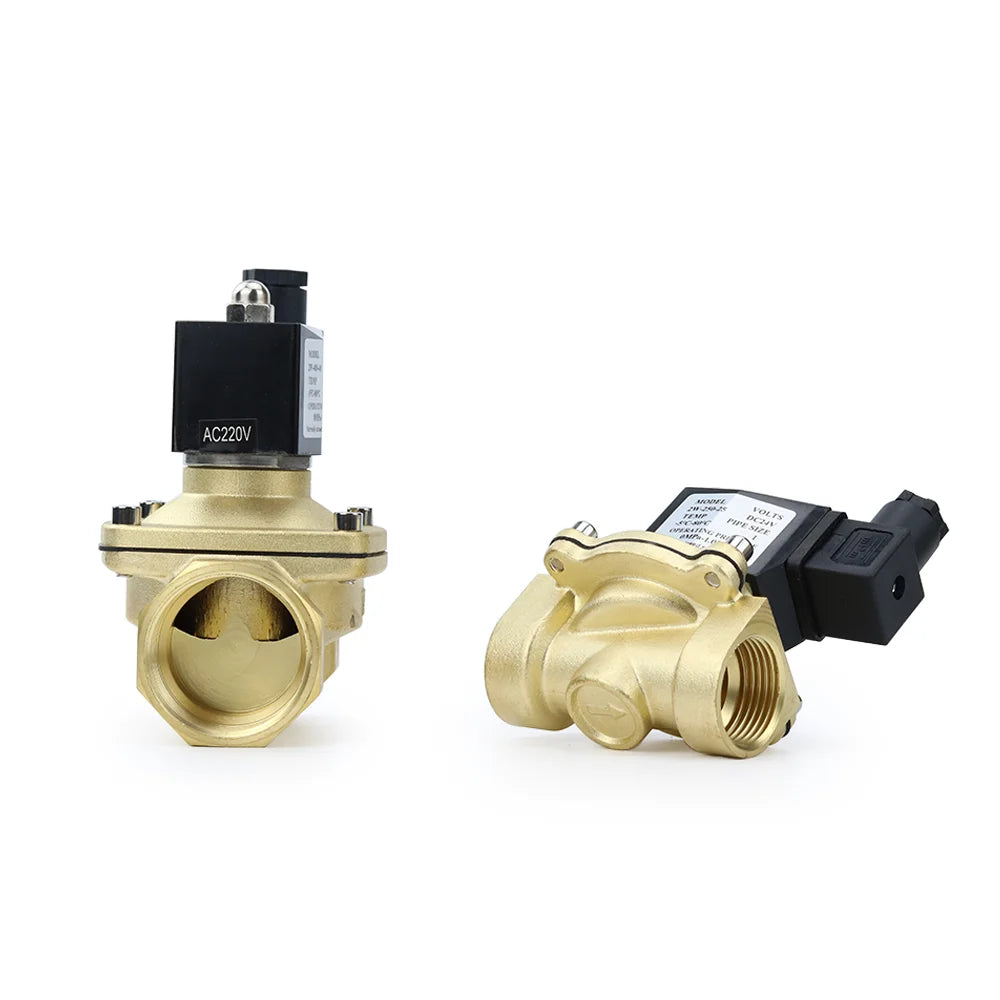1/2" 3/4" 1" 2" DN15 DN20 DN25 DN32 DN50 Electric Ball Valve 12V 24V 220V 110V Solenoid Valve Normally Closed for Water Oil Air