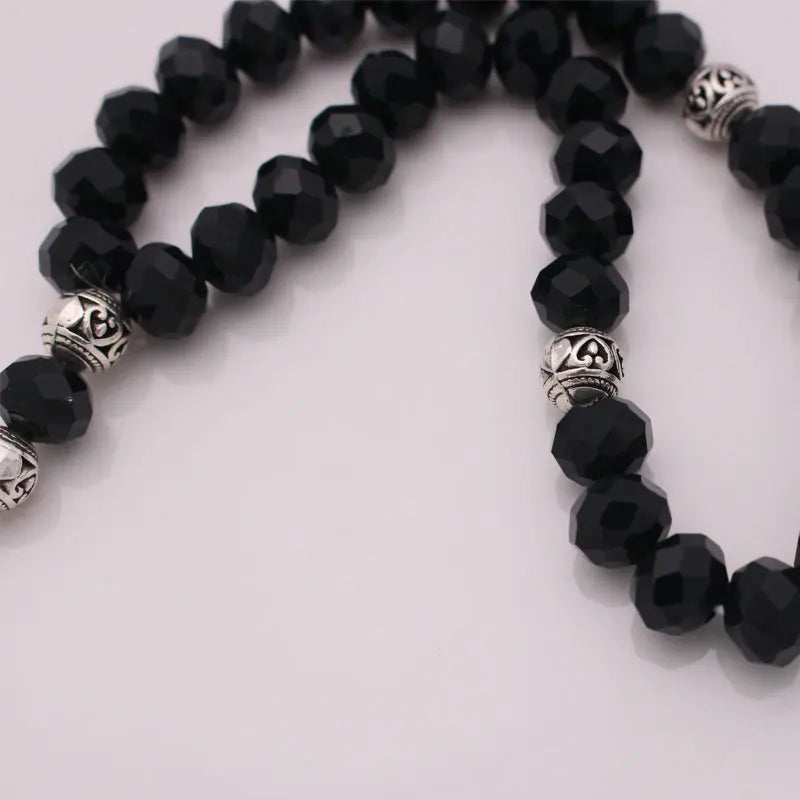 Islam Zulfiqar Sword of Imam Ali Turkish Prayer 33 black beads tasbih bracelets Tasbih Rosary