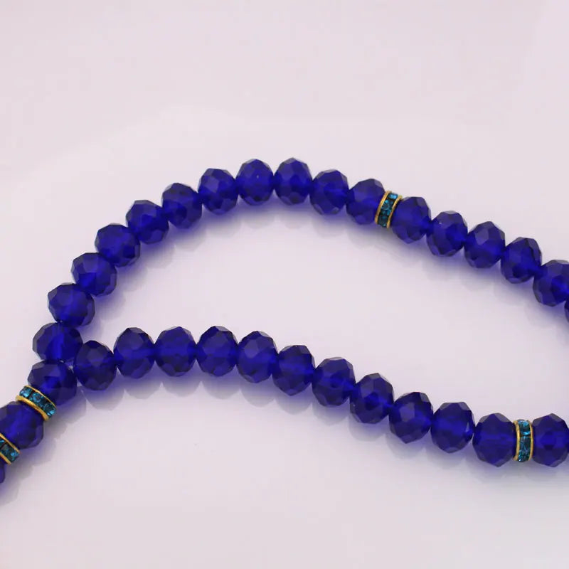 Islam Zulfiqar Sword of Imam Ali Turkish Prayer 33 blue beads tasbih bracelets Tasbih Rosary