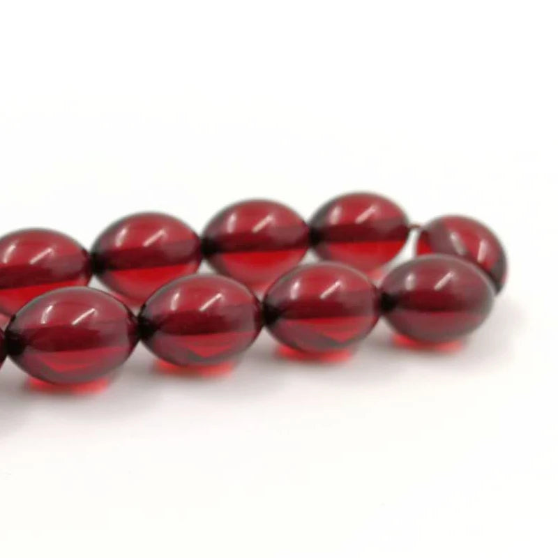 Rosary 33 Muslim Beads Red Tasbih Mastkhan Islamic prayer beads EID gift for Islam Man's Misbaha Bracelets