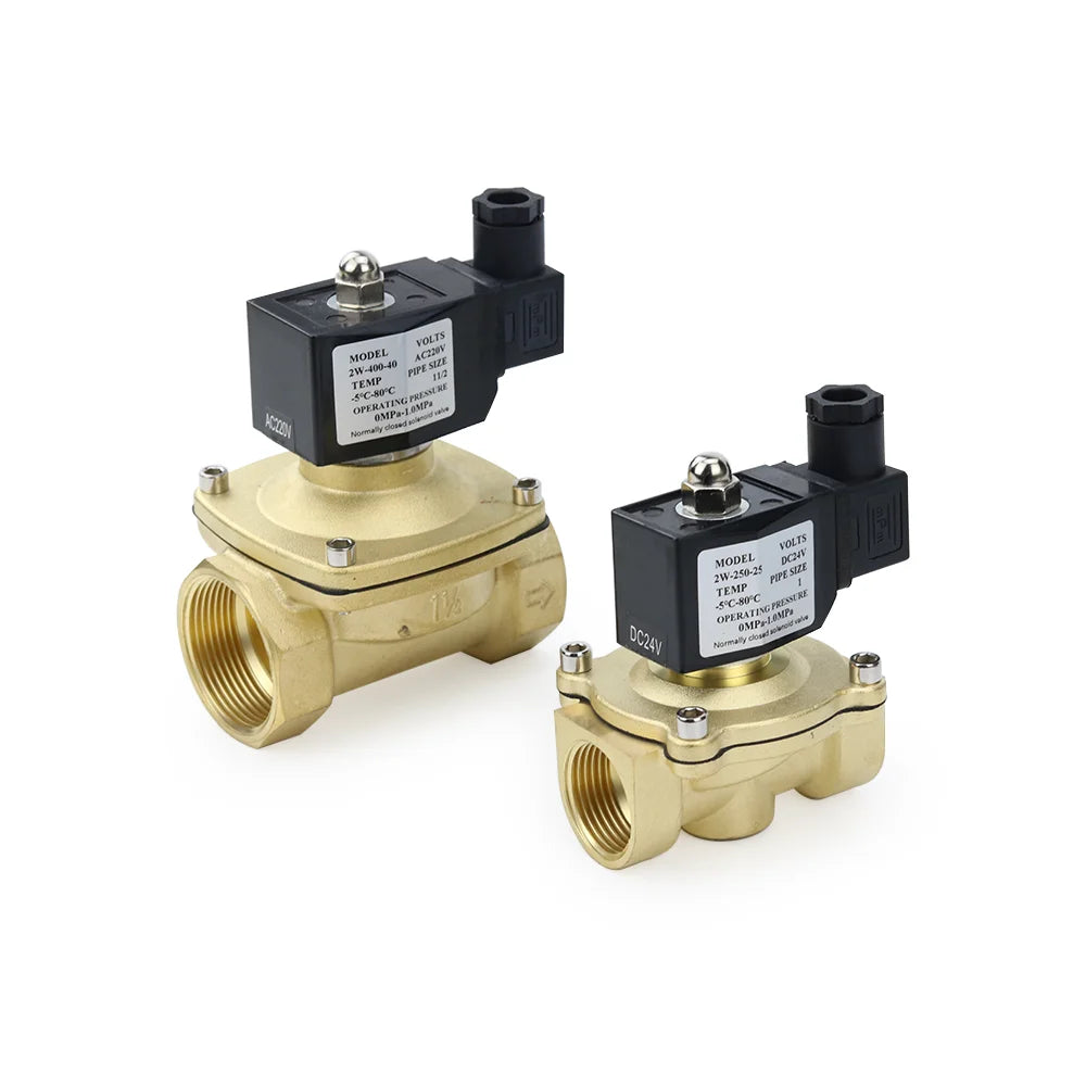 1/2" 3/4" 1" 2" DN15 DN20 DN25 DN32 DN50 Electric Ball Valve 12V 24V 220V 110V Solenoid Valve Normally Closed for Water Oil Air
