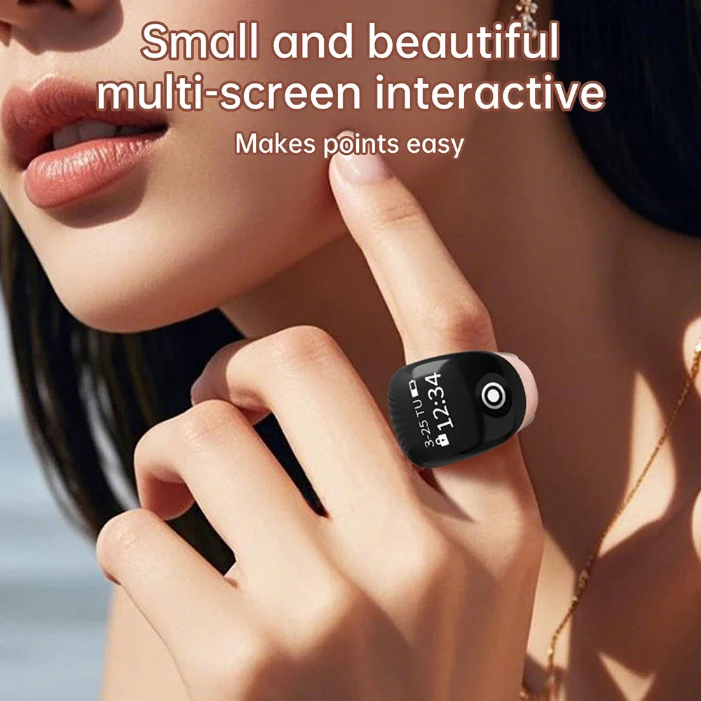 S8pro Digital Counter With OLED Dispaly Screen Finger Counters Type-C 120mah Charging Battery Smart Ring Touch Tally Counter
