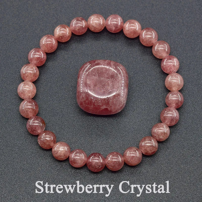 Fashion Indian Agate Beaded Women Bracelet Made of Natrual Stone Tourmaline Color Crystal Bracelet Energy Healing Yoga Jewelry