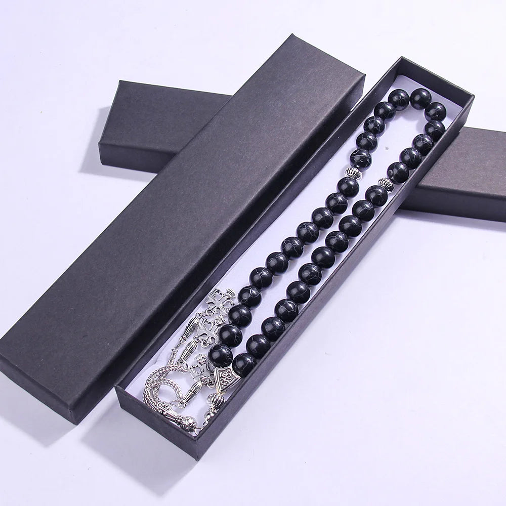 10mm Muslim rosary bracelet, handmade prayer beads, suitable for Salah and Dhikr, Eid al-Fitr, Ramadan and Holy Day gifts