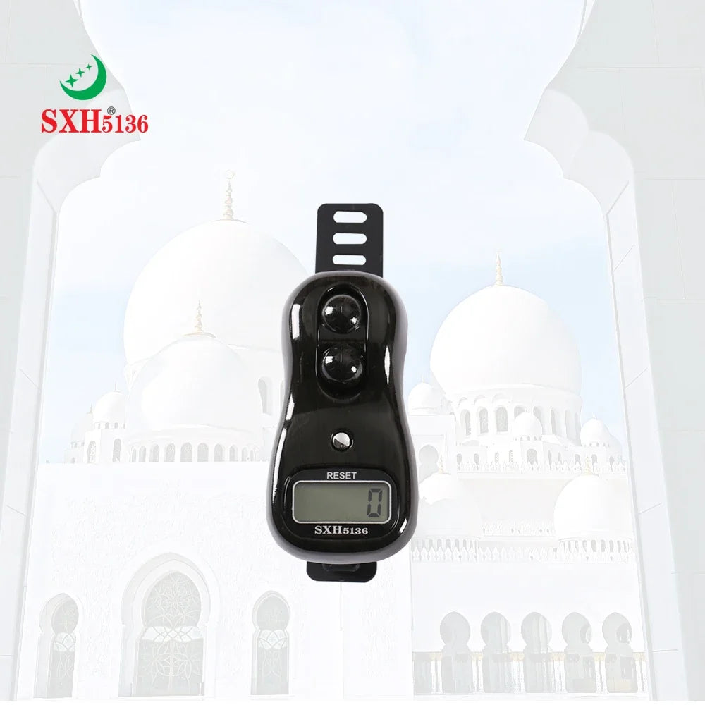 SXH5136 Model 3001 Battery Replaceable Electronic Rosary Hand Tally Counter Muslim Prayer Mini Ring Digtial Tasbih