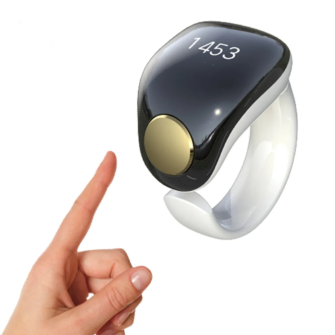 Magnetic Charging Oled Display Screen, 2 Sizes, Ring Holder, Interchangeable Electronic Counter, Bluetooth