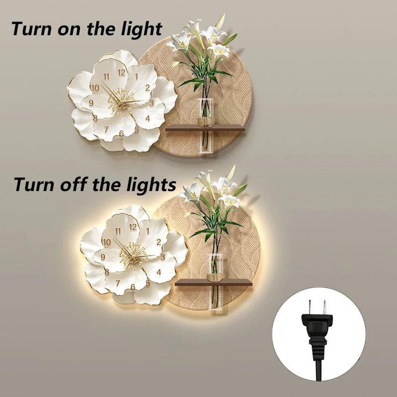 Big Mural Wall Clocks Luxury Creativity Wall Clocks Chic Decoration Clock Large Models Nordic Interior Clock Trendy House Decor