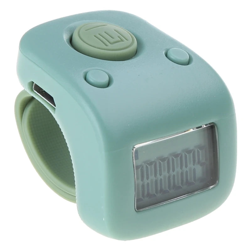 Mini Rechargeable Digital LCD Electronic Finger Ring Hand Tally Counter Six/6 Digit Buddha Beads/Prayer Counter Clicker 6XDD