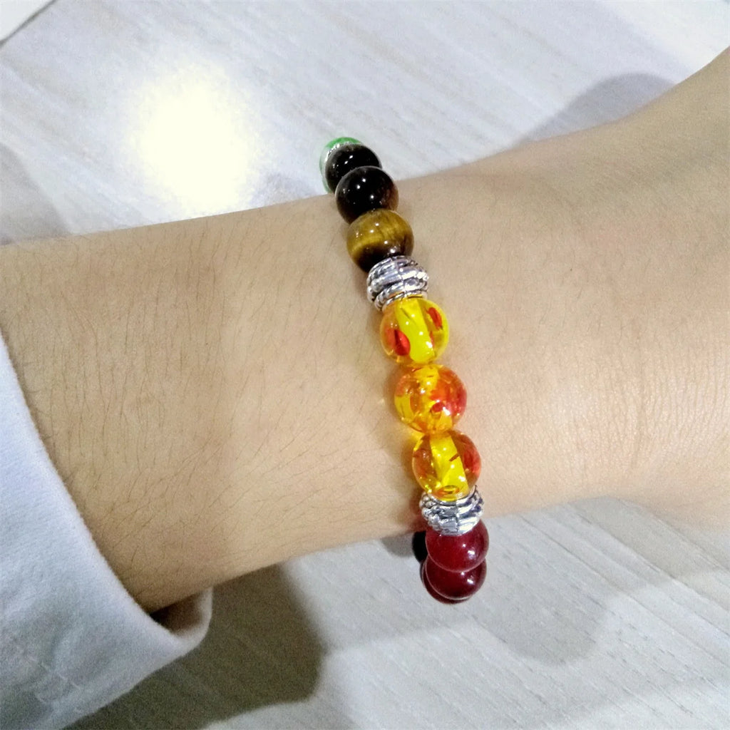 7 Chakra Beads Bracelets Bangles For Women Men Natural Stone Reiki Healing Balance Yoga Bracelet Prayer Meditation Jewelry Gift