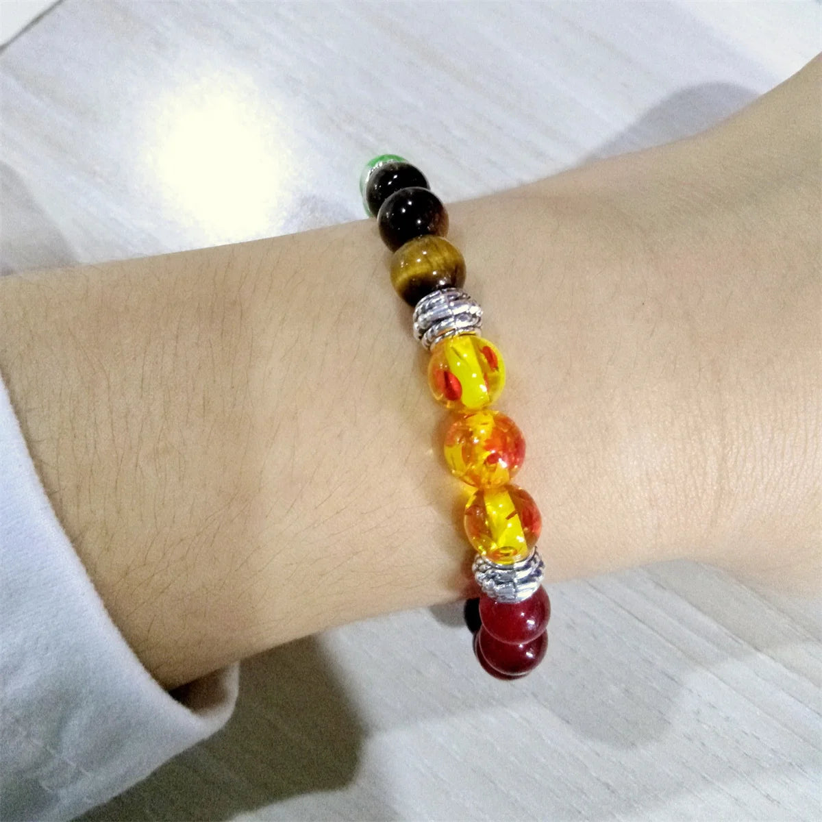 7 Chakra Beads Bracelets Bangles For Women Men Natural Stone Reiki Healing Balance Yoga Bracelet Prayer Meditation Jewelry Gift