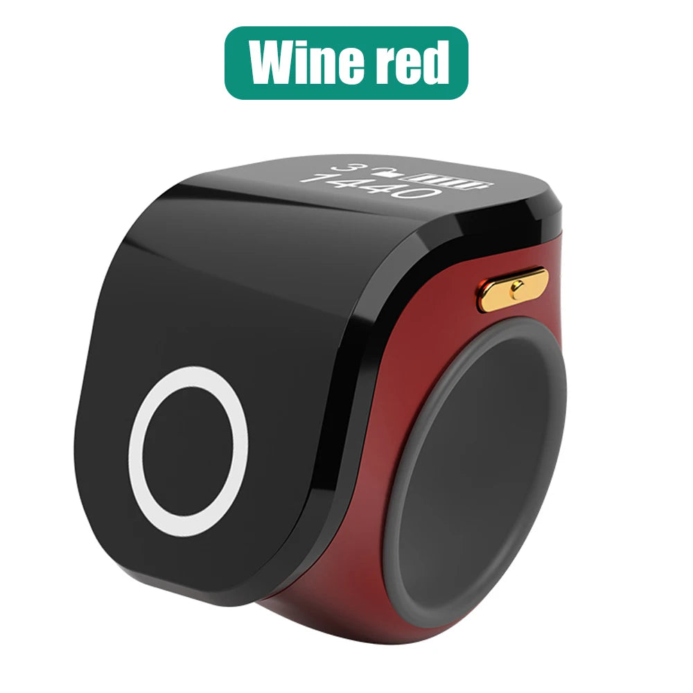 Smart Digital Counter for Muslims Prayer Time Vibration Reminder Mini Ring Counter Touch Waterproof Finger Counter Tasbeeh Zikr