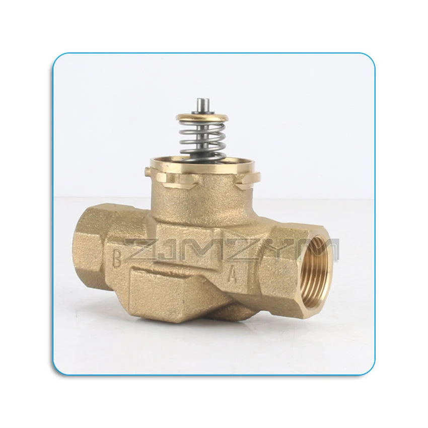 3/4" 1" Honeywell Motorized Two Way Three Way Valve Brass VC6013 DN20 DN25 Fan Coil HVAC Valve AC220V