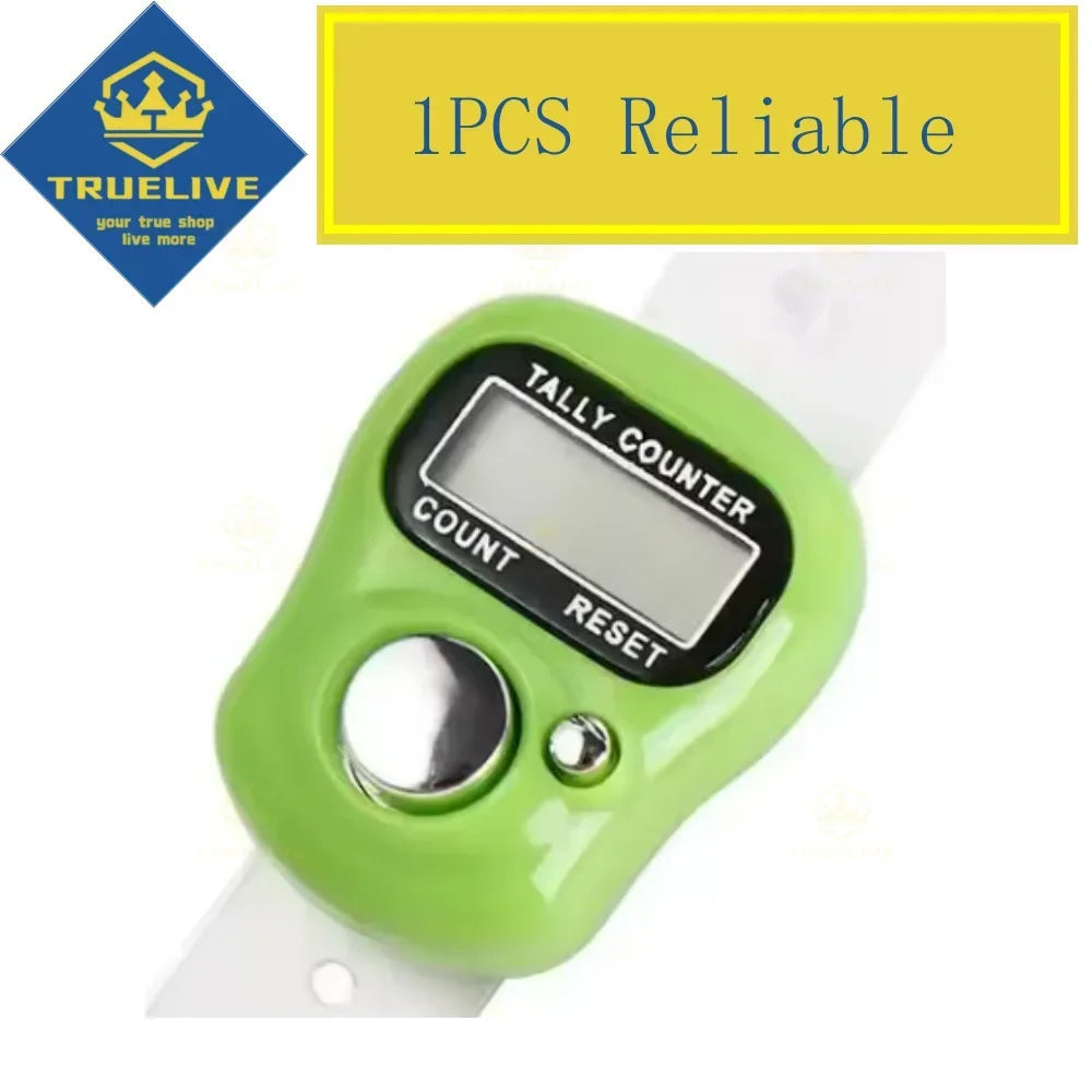 5/3/1PCS Mini Electronic Finger Counter Hand Tally Clicker Counter Ring Digital Counters Knitting Row Counter Stroke Contador