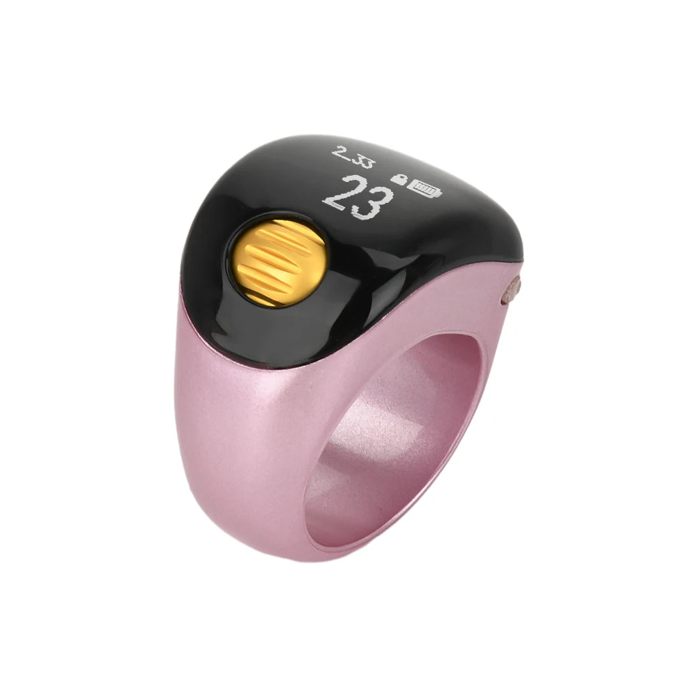 Smart Tasbih Tally Counter Digital Electronic Finger Ring Tally Counter Muslims Tasbeeh Zikr Ring Prayer Time Vibration Reminder