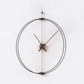 Art Wall Clock Silent Spain Watches Large Living Room Clocks Luxury Minimalist Watch Solid Wood Pointer Home Decoration