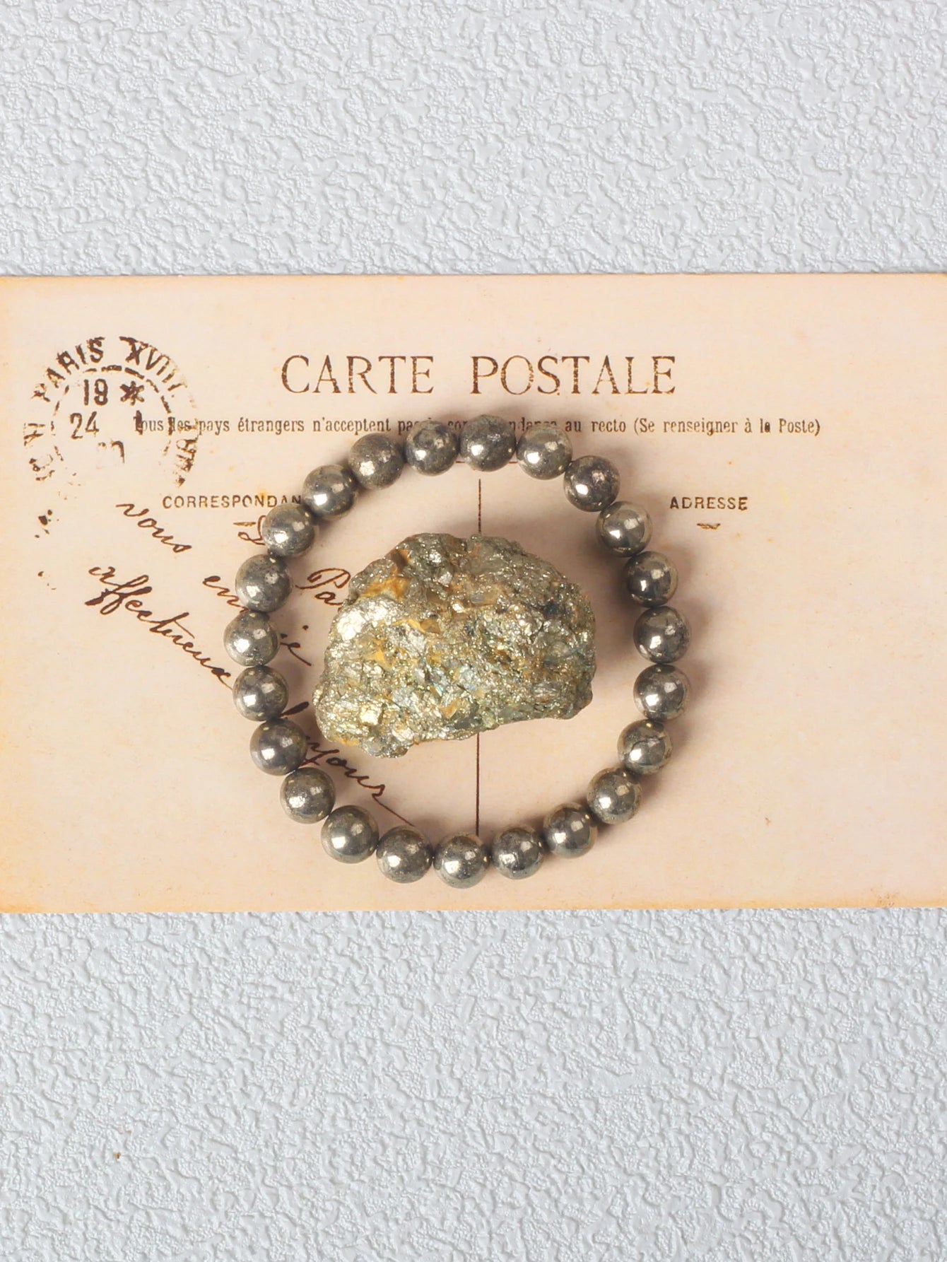 6/8MM Natural Pyrite Stone Bracelet for Men Promoting Blood Circulation Healing Energy Meditation Women Bracelets Jewelry Gifts