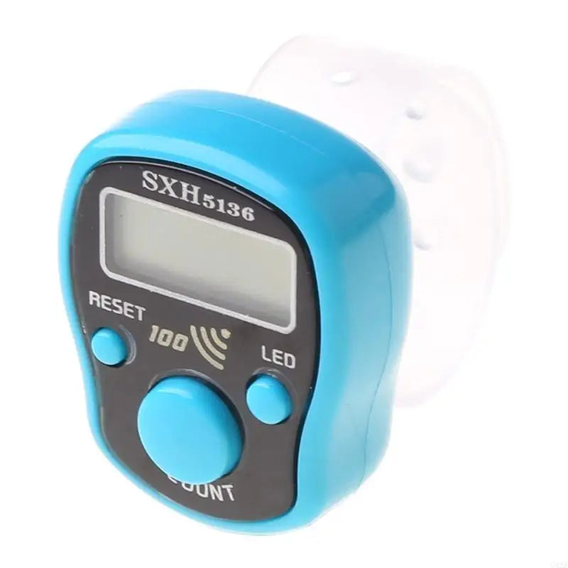 LED Finger Tally Counter Digital Electronic Tasbeeh Counters Lap Track Handheld Clicker with Ring Digits Display Gift