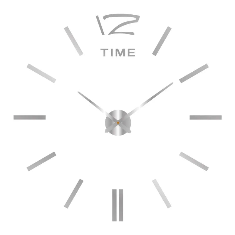 2023 Modern Design Large Wall Clock 3D DIY Quartz Clocks Fashion Watches Acrylic Mirror Stickers Living Room Home Decor Horloge