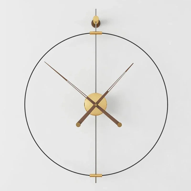Spanish Large Wall Clock Nordic Modern Wall Clocks Luxury Living Room Minimalism Decoration Clock Bedroom Movement Silent Clocks