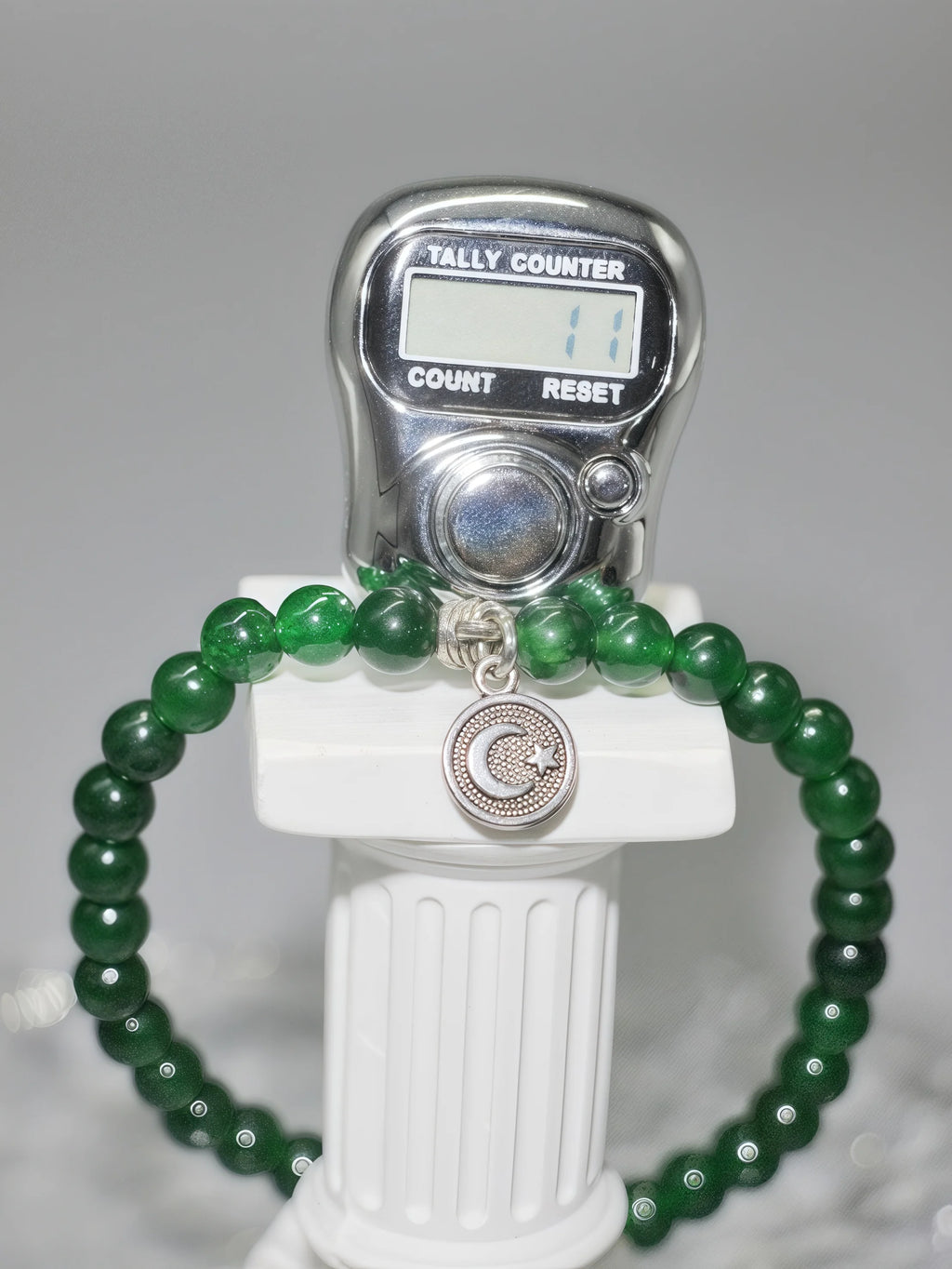 Premium Electronic Tasbih Set, Digital Prayer Counter Ring&Bracelet Gift for Muslim Men Women, Islamic Dhikr Beads for Daily Use