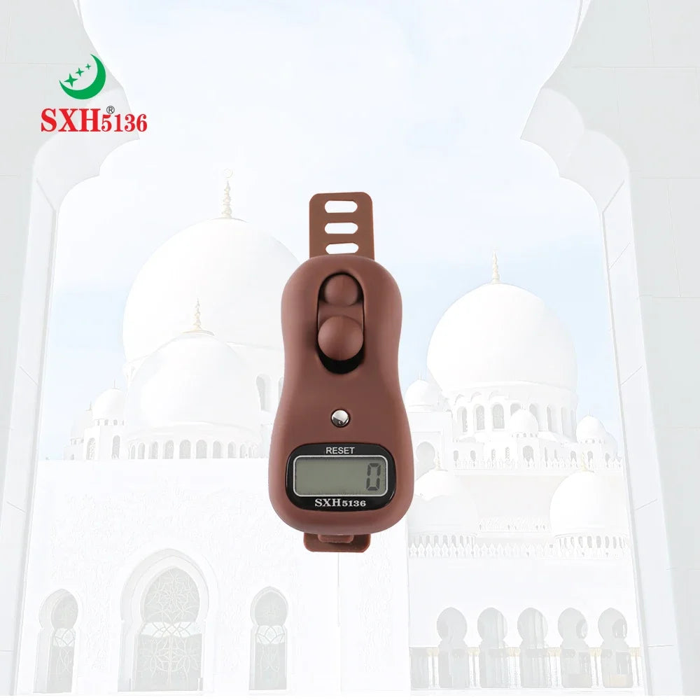 SXH5136 Model 3001 Battery Replaceable Electronic Rosary Hand Tally Counter Muslim Prayer Mini Ring Digtial Tasbih