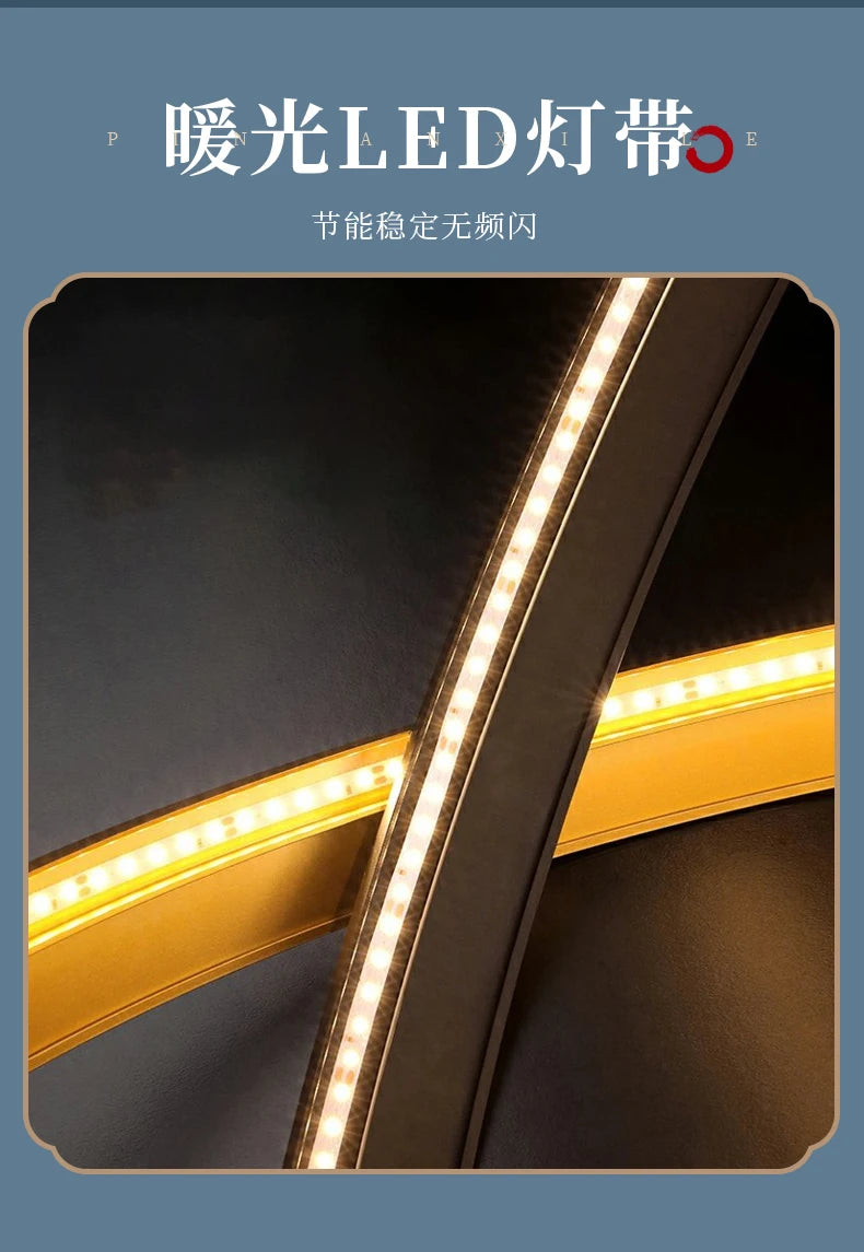 Fan-shaped Perpetual Calendar Electronic Clock Simple Wall Clock Living Room Dining Room Decoration Lamp Picture Clock