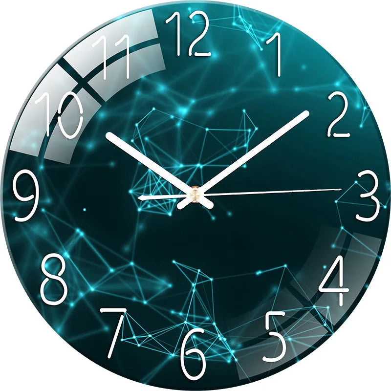 12 inch Modern Silent Wall Clock Non-ticking Silent Digital Wall Clock Silent Movement Without Ticking Living Room Decoration