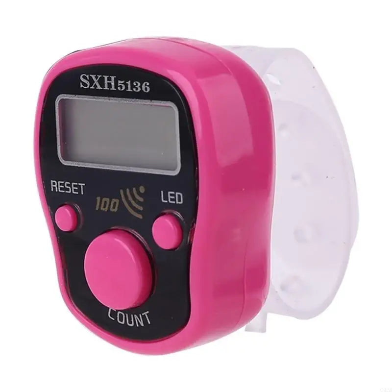 LED Finger Tally Counter Digital Electronic Tasbeeh Counters Lap Track Handheld Clicker with Ring Digits Display Gift