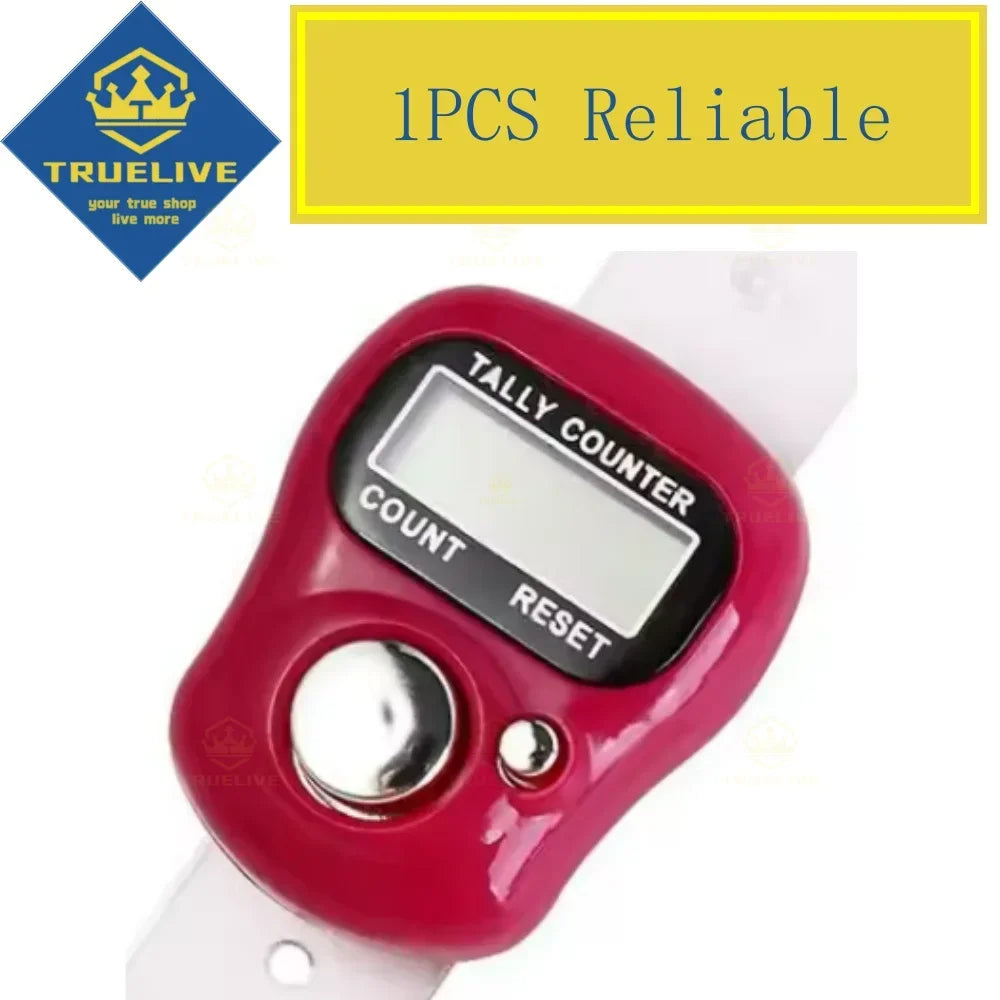 5/3/1PCS Mini Electronic Finger Counter Hand Tally Clicker Counter Ring Digital Counters Knitting Row Counter Stroke Contador