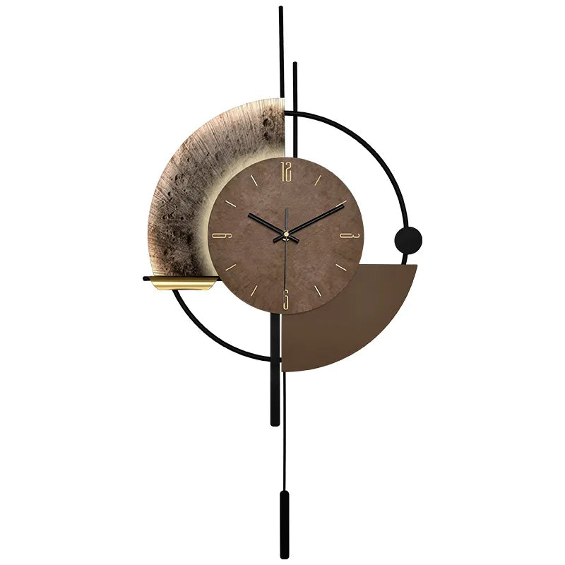 Being an artist of life, modern minimalist voice controlled luminous wall clock