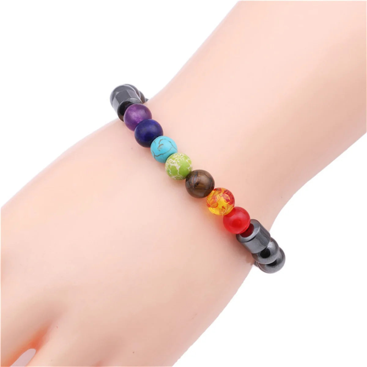 7 Chakra Beads Bracelets Bangles For Women Men Natural Stone Reiki Healing Balance Yoga Bracelet Prayer Meditation Jewelry Gift