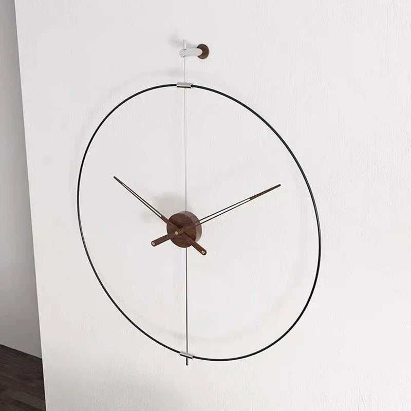 Spanish Large Wall Clock Nordic Modern Wall Clocks Luxury Living Room Minimalism Decoration Clock Bedroom Movement Silent Clocks