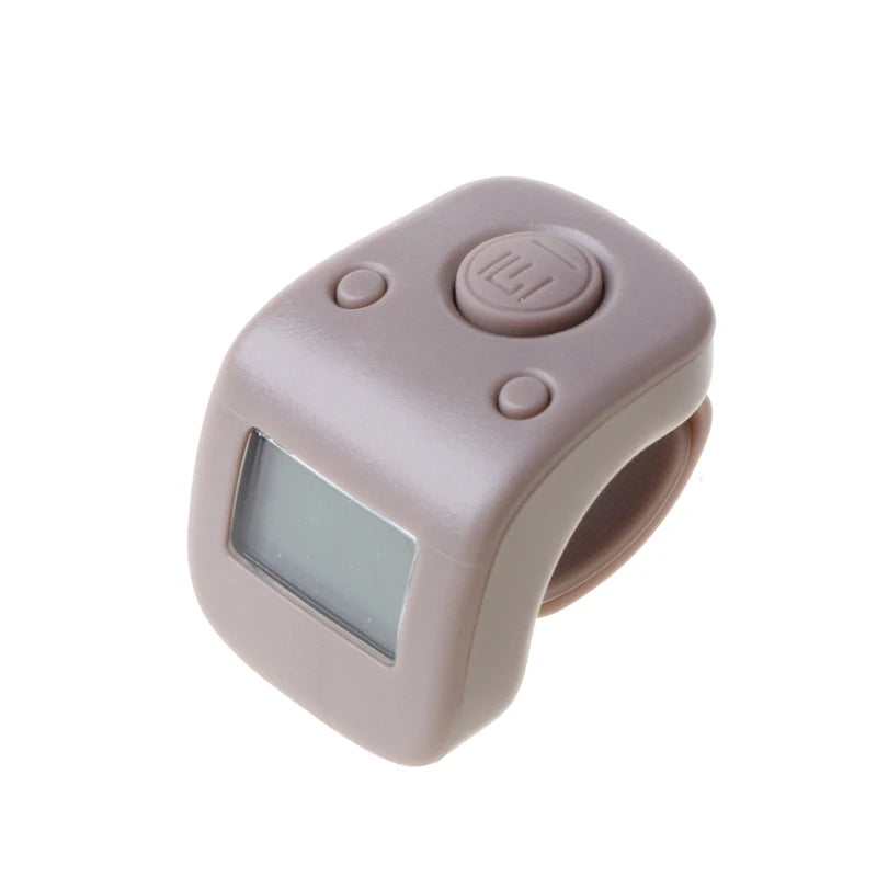 Mini Rechargeable Digital LCD Electronic Finger Ring Hand Tally Counter Six/6 Digit Buddha Beads/Prayer Counter Clicker 6XDD