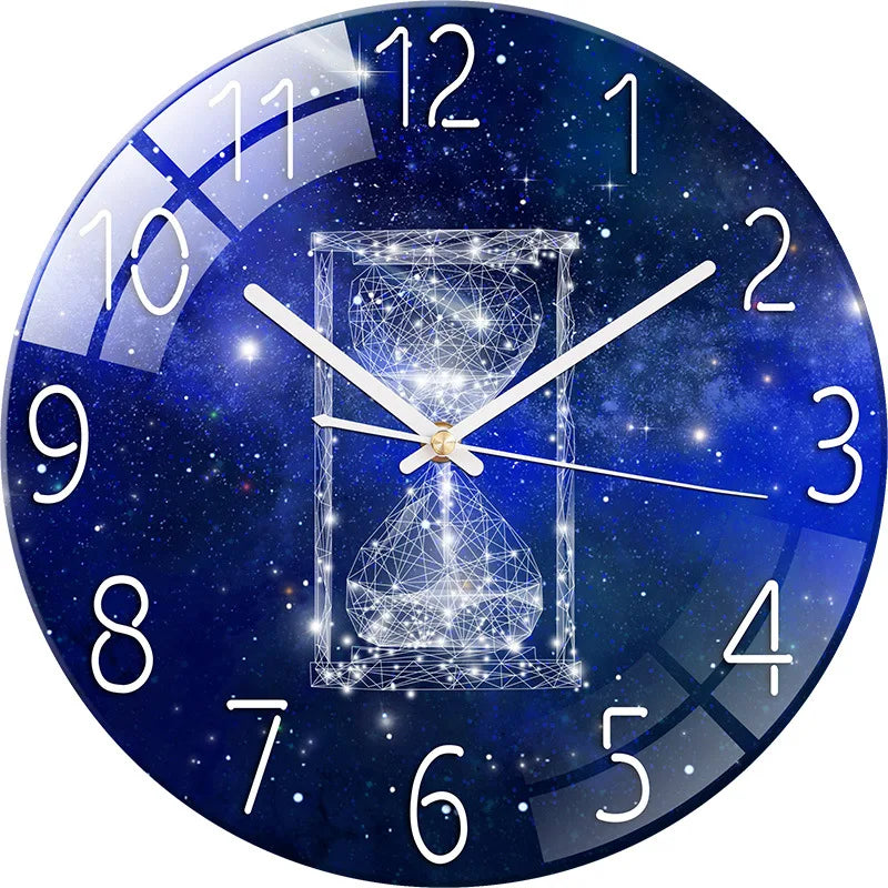 12 inch Modern Silent Wall Clock Non-ticking Silent Digital Wall Clock Silent Movement Without Ticking Living Room Decoration