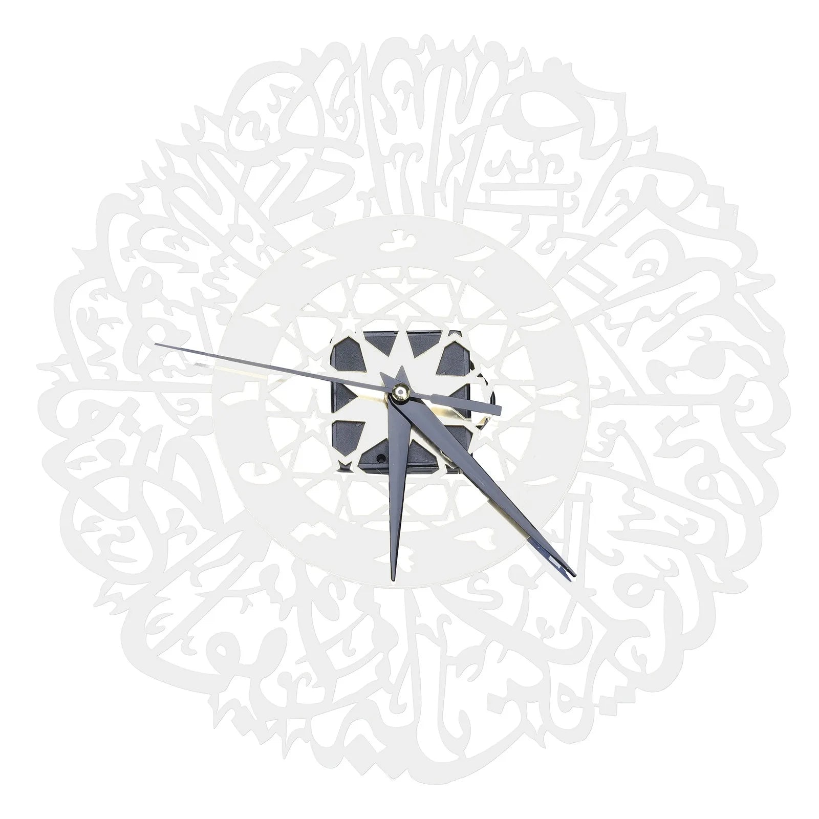 Acrylic Surah Al Ikhlas Wall Clock Islamic Calligraphy Islamic Gifts Eid Gift Ramadan Decor Islamic Luxury Wall Clock For Home