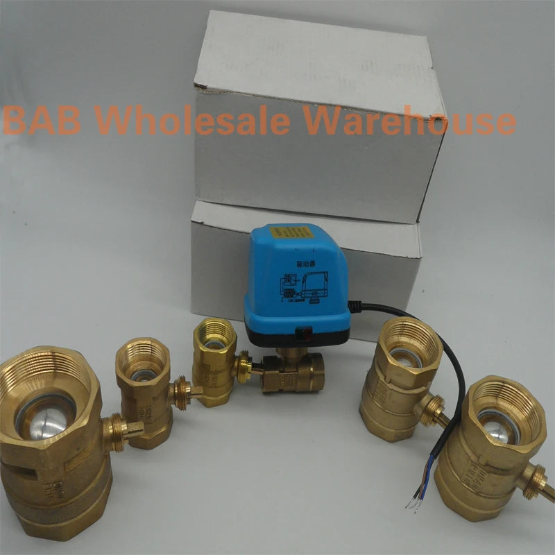 AC220V 110V 24V DC24V 12V Electric actuator motorized brass ball valve 2 way 3 wire 2 Control valve can replace solenoid valve
