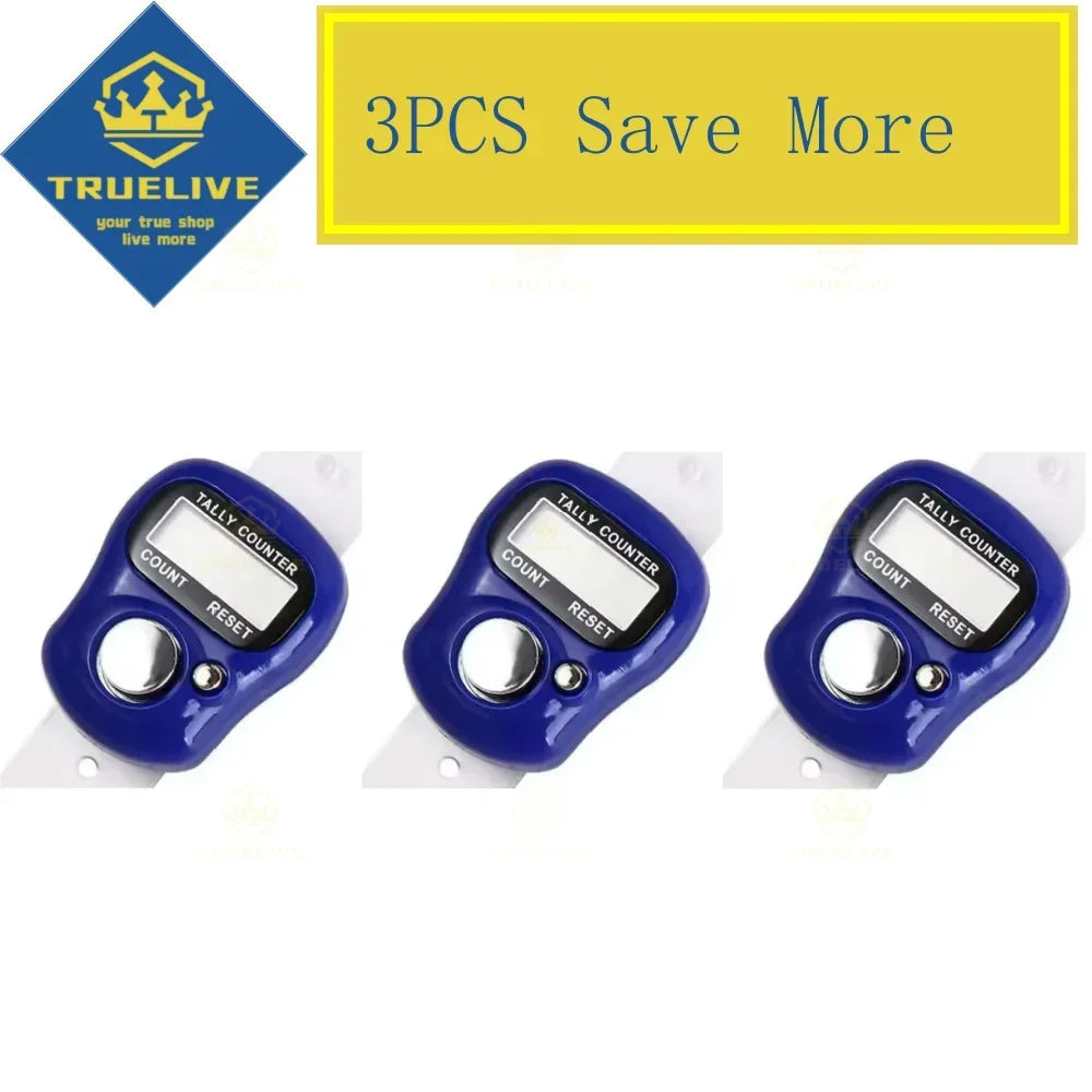 5/3/1PCS Mini Electronic Finger Counter Hand Tally Clicker Counter Ring Digital Counters Knitting Row Counter Stroke Contador