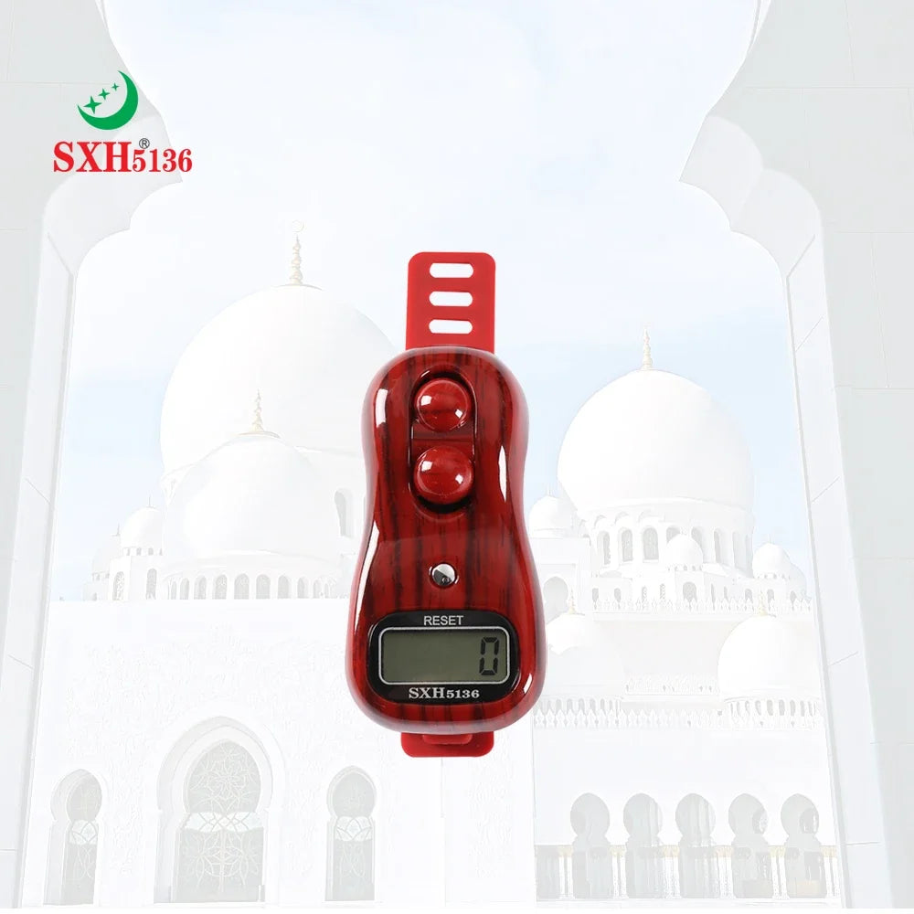 SXH5136 Model 3001 Battery Replaceable Electronic Rosary Hand Tally Counter Muslim Prayer Mini Ring Digtial Tasbih