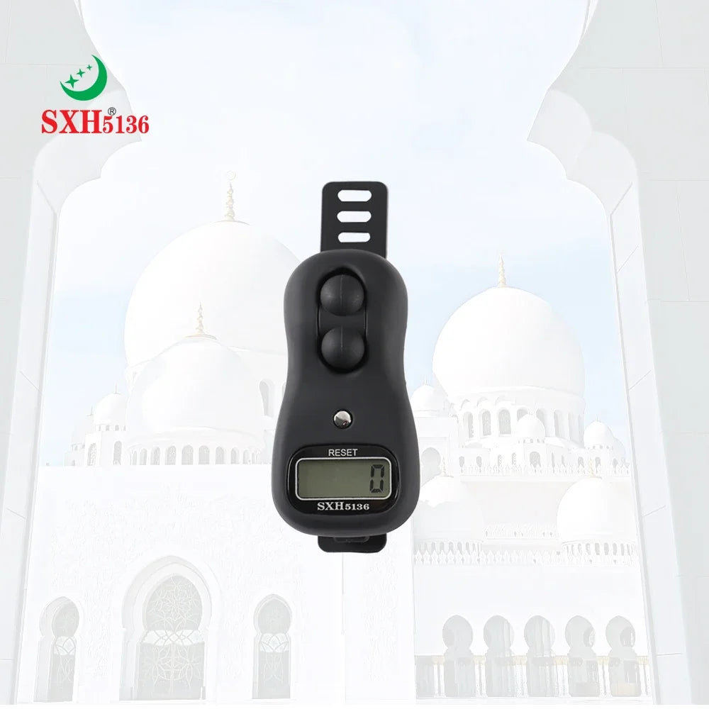 SXH5136 Model 3001 Battery Replaceable Electronic Rosary Hand Tally Counter Muslim Prayer Mini Ring Digtial Tasbih
