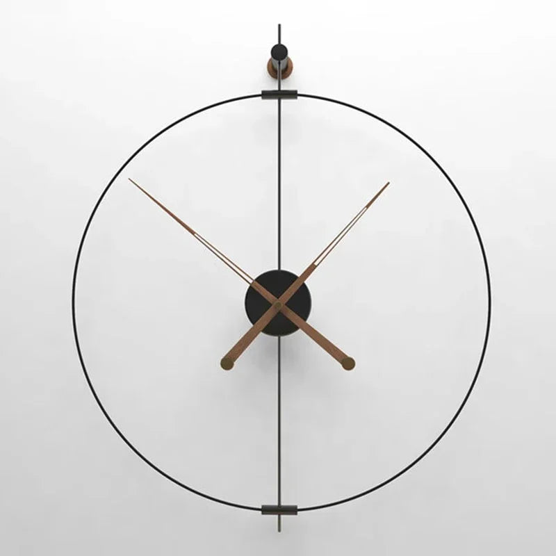 Spanish Large Wall Clock Nordic Modern Wall Clocks Luxury Living Room Minimalism Decoration Clock Bedroom Movement Silent Clocks