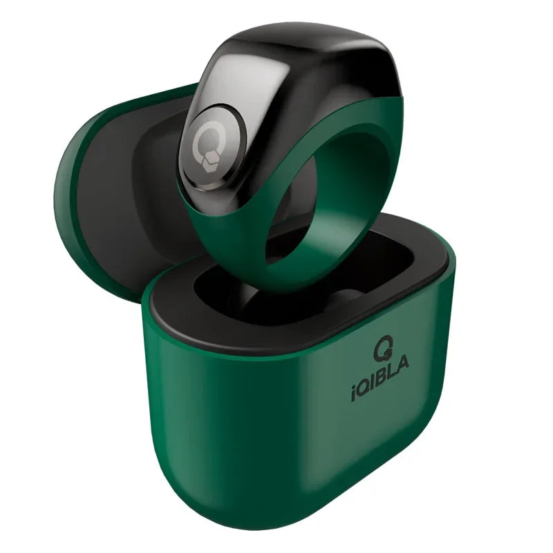 Smart Ring J01 with Three Rechargeable Ring Holders Charge Box Jewelry Accessories Intelligent Counting Bluetooth Device