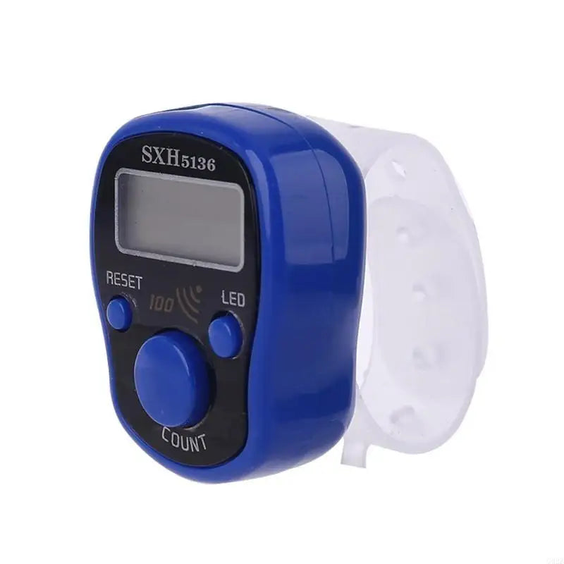 LED Finger Tally Counter Digital Electronic Tasbeeh Counters Lap Track Handheld Clicker with Ring Digits Display Gift