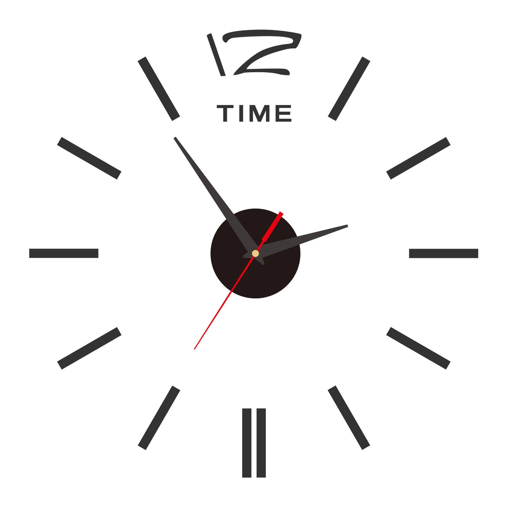 2023 Modern Design Large Wall Clock 3D DIY Quartz Clocks Fashion Watches Acrylic Mirror Stickers Living Room Home Decor Horloge