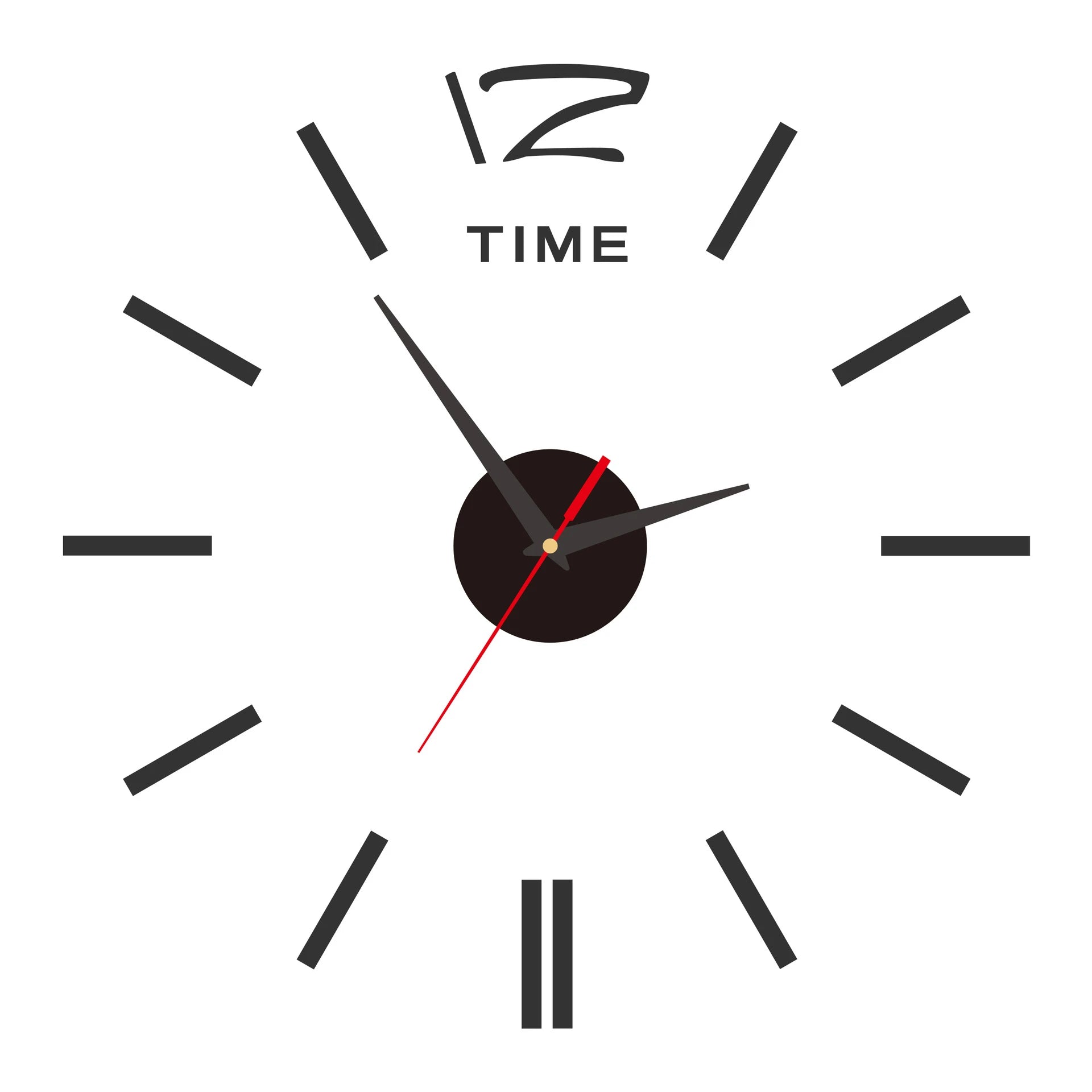 2023 Modern Design Large Wall Clock 3D DIY Quartz Clocks Fashion Watches Acrylic Mirror Stickers Living Room Home Decor Horloge