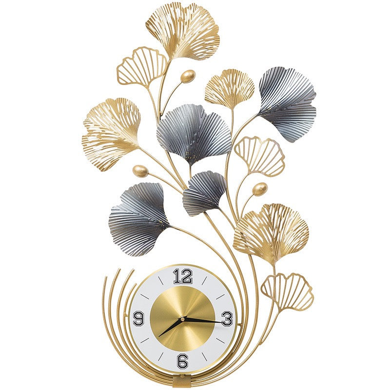 Wall decoration, metal crafts, home clock, living room, and porch decoration art
