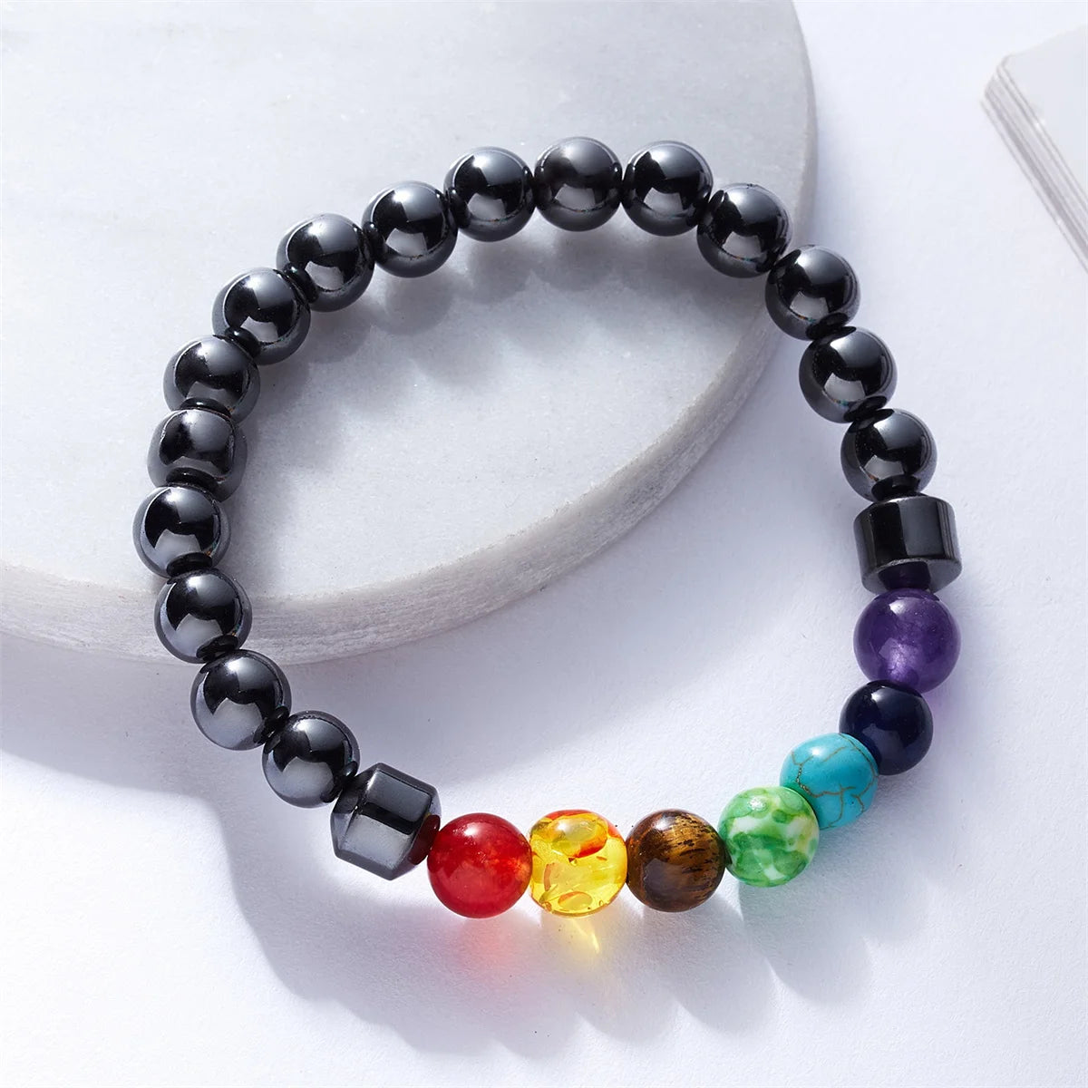 7 Chakra Beads Bracelets Bangles For Women Men Natural Stone Reiki Healing Balance Yoga Bracelet Prayer Meditation Jewelry Gift