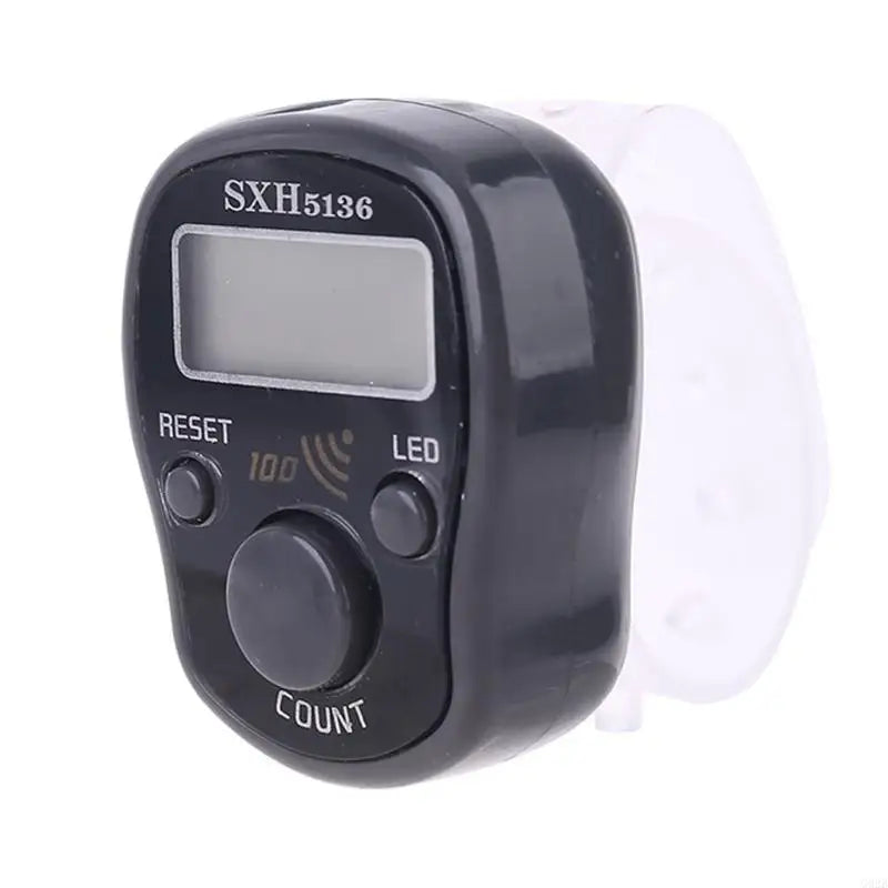LED Finger Tally Counter Digital Electronic Tasbeeh Counters Lap Track Handheld Clicker with Ring Digits Display Gift