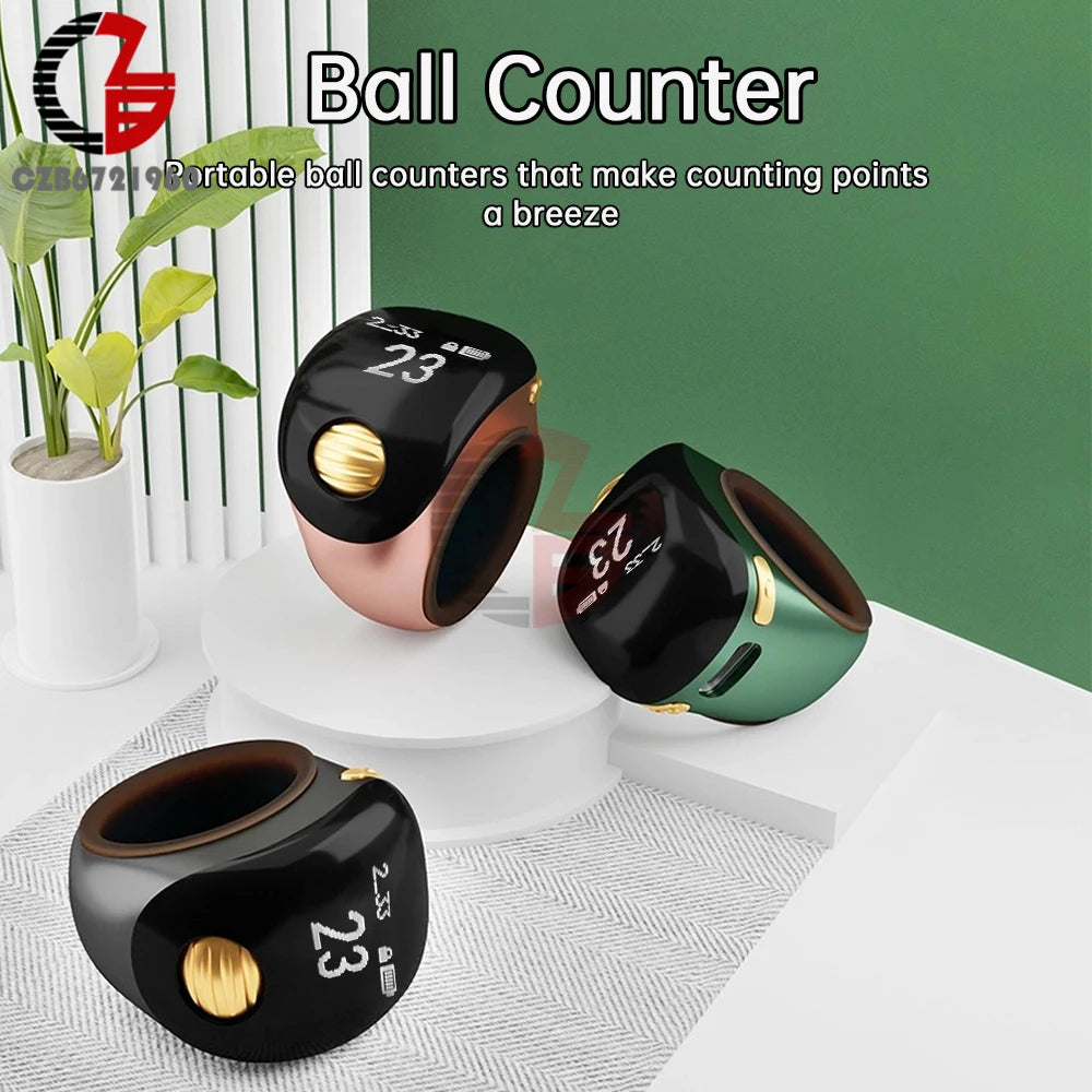 Smart Tasbih Tally Counter Digital Electronic Finger Ring Tally Counter Muslims Tasbeeh Zikr Ring Prayer Time Vibration Reminder